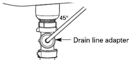 GE Profile PNRQ20FCC - SECONDARY INSTALLATION: OPTION D—DRAIN LINE ADAPTER INSTALLATION - 2