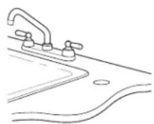 GE Profile PNRQ20FCC - Notez l'orientation de l'adaptateur (C) : - 1