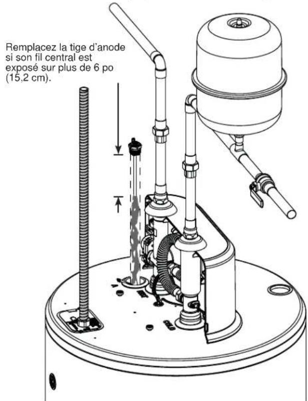 GE GE40T10BLM - Pour réparer la tige d'anode: - 3