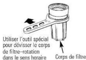 GE GXWH30C - Remplacement de la cartouche de filtration - 1