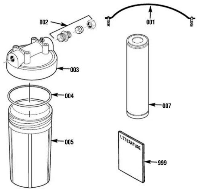 GE GXWH30C - PARTS LIST - 1