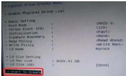ASROCK 970 Pro3 - Installing OS on a HDD Larger Than 2TB in RAID Mode - 10