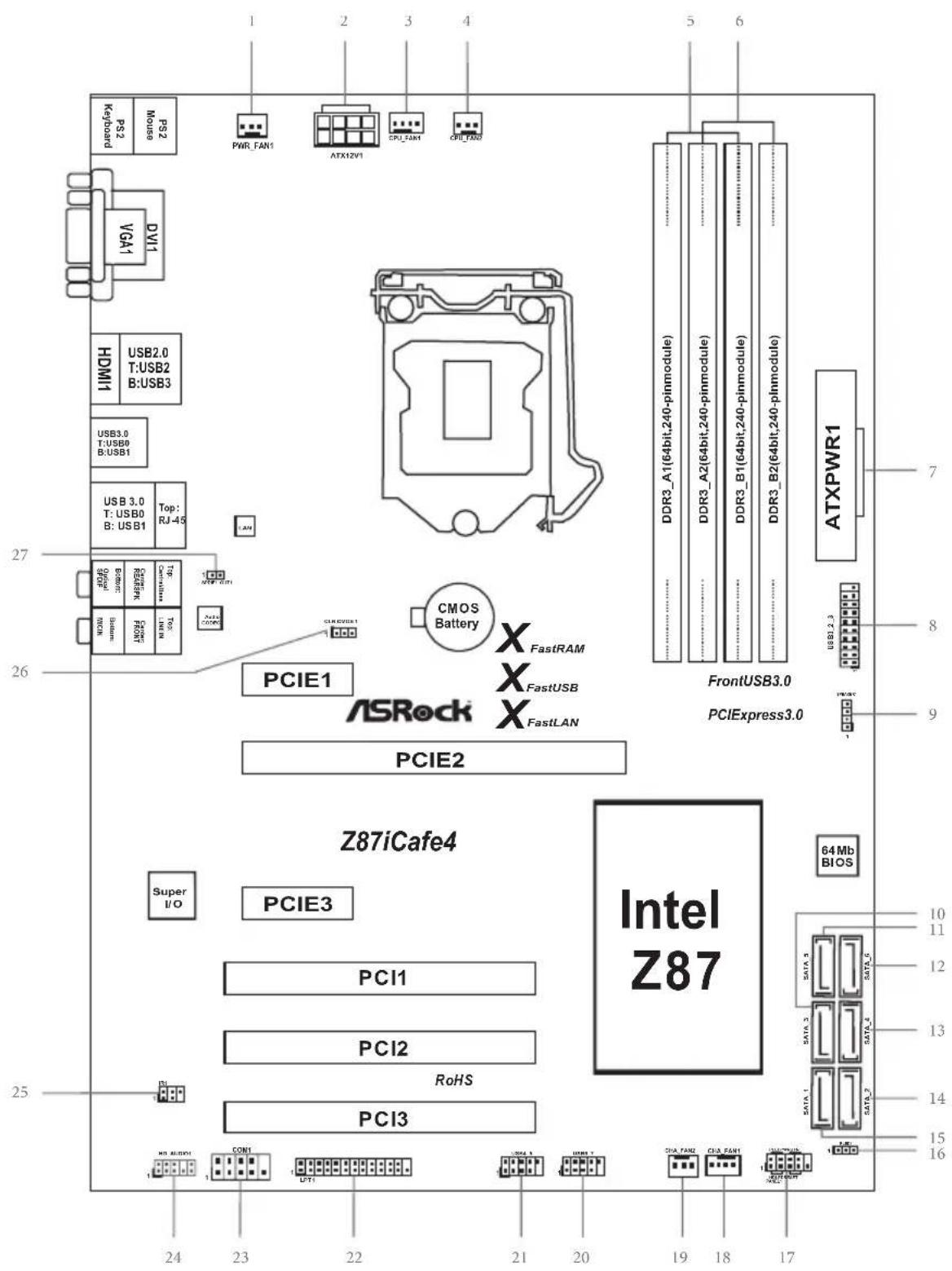 ASROCK Z87iCafe4 - AUSTRALIA ONLY - 2