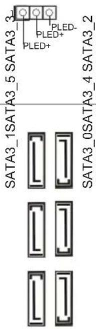 SATA3_1SATA3_5 SATA3_2 PLED- PLED+ PLED+ PLED+ SATA3_0SATA3_4 SATA3_2