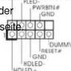ASROCK P43D1600Twins1394 - Integrierte Header und Anschlüsse2.6 Integrierte Header und Anschlüsse - 19