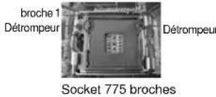 ASROCK P43D1600Twins1394 - Installation du CPU2.1 Installation du CPU - 7