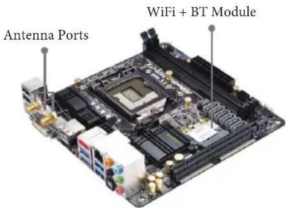 ASROCK Z87EITX - WiFi-802.11n Module and ASRock WiFi 2.4GHz Antenna - 2