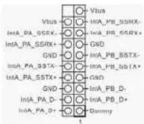 ASROCK P81 Pro3 - Embases et connecteurs de la carte mère - 8