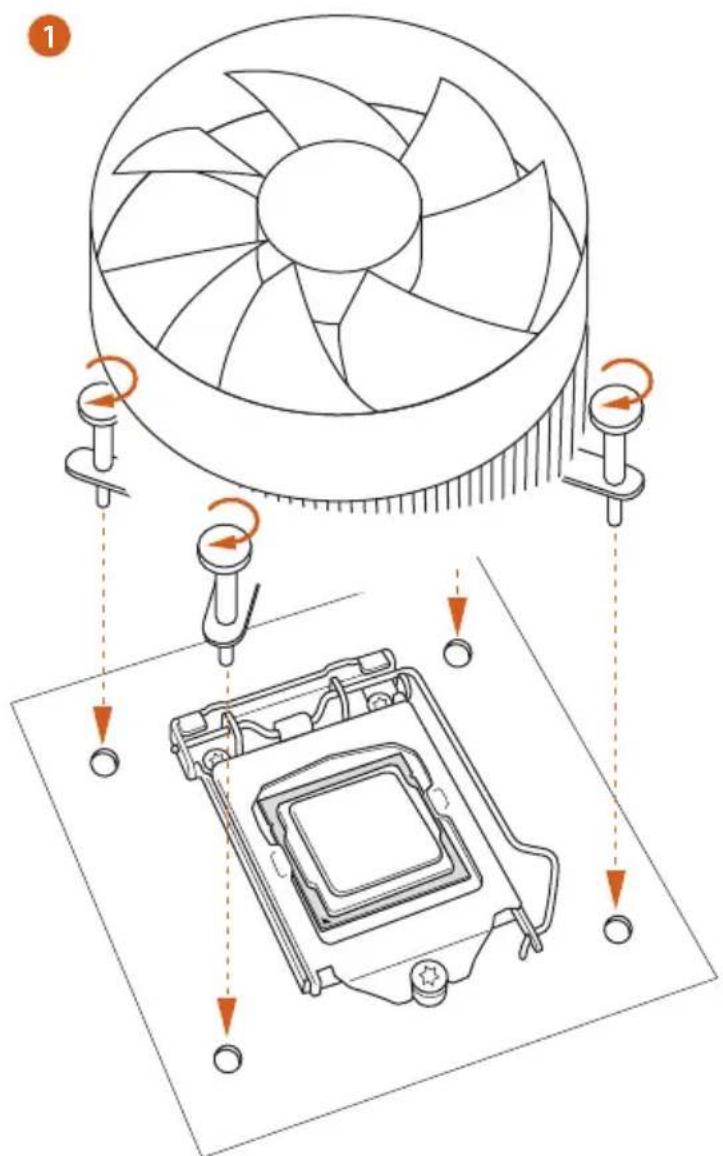 ASROCK P81 Pro3 - Installing the CPU Fan and Heatsink - 2