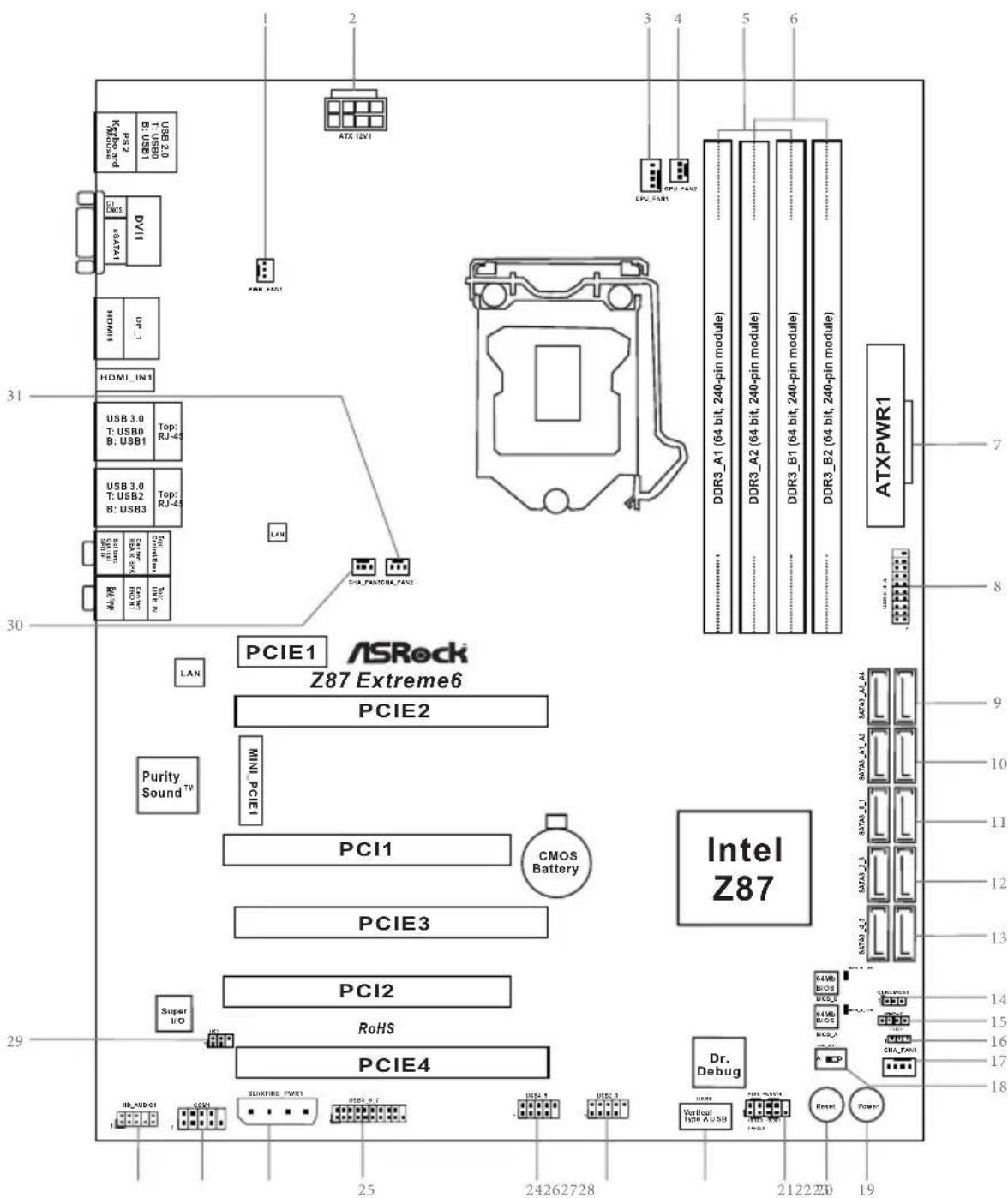 ASROCK Z87 Extreme6 - Z87 Extreme6/ac - 2