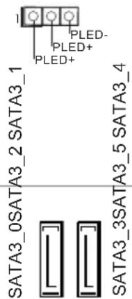 PLED- PLED+ PLED+ SATA3_0SATA3_2 SATA3_1 SATA3_3SATA3_5 SATA3_4