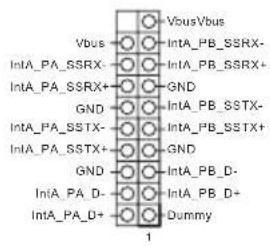 Vbus/Vbus IntA_PB_SSRX- IntA_PB_SSRX+ GND IntA_PB_SSTX- IntA_PB_SSTX+ GND IntA_PB_D- IntA_PB_D+ Dummy 1