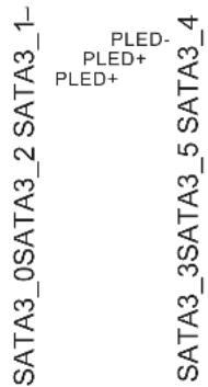 SATA3_0SATA3_2_SATA3_1- PLED- PLED+ PLED+ SATA3_3SATA3_5_SATA3_4