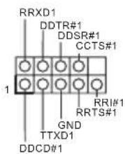 RRXD1 DDTR#1 DDSR#1 CCTS#1 RRI#1 RRTS#1 GND TTXD1 DDCD#1