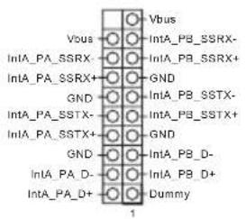 Vbus Vbus IntA_PB_SRSX- IntA_PB_SRSX+ GND GND IntA_PB_SSTX- IntA_PB_SSTX+ GND GND IntA_PB_D- IntA_PB_D+ Dummy 1