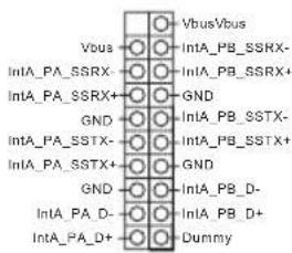 VbusVbus Vbus IntA_PB_SSRX- IntA_PA_SSRX+ IntA_PB_SSRX+ GND IntA_PB_SSTX- IntA_PA_SSTX- IntA_PB_SSTX+ GND IntA_PB_D- IntA_PA_D- IntA_PB_D+ IntA_PA_D+ Dummy