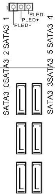 SATA3_0SATA3_2_SATA3_1 PLED- PLED+ PLED+ SATA3_3SATA3_5_SATA3_4