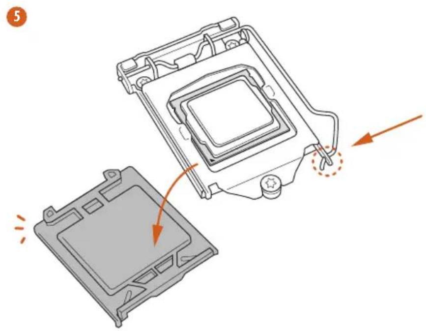 ASROCK B360MHDV - Installing the CPU - 6