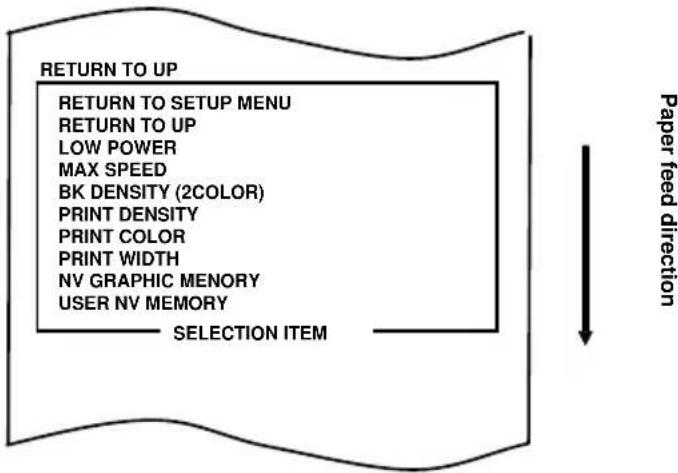 OKI PT390 - Select "5" as your option. - 15