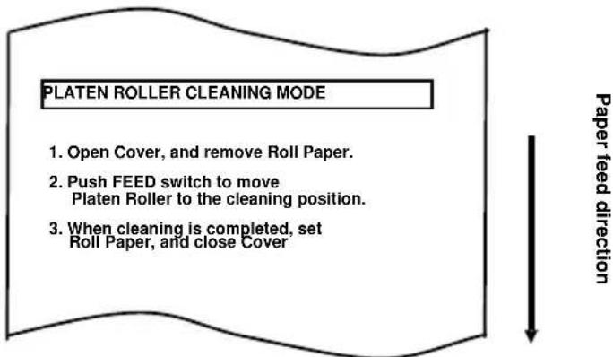 OKI PT390 - 8-2. Cleaning the Platen Roller - 3