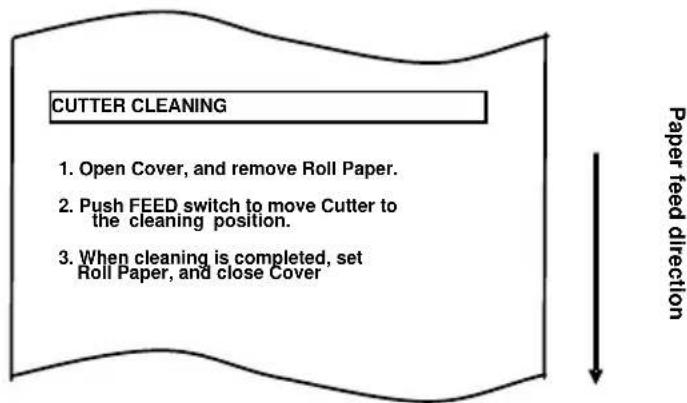 OKI PT390 - 8-4. Cleaning the Cutter Blade and Frame - 5
