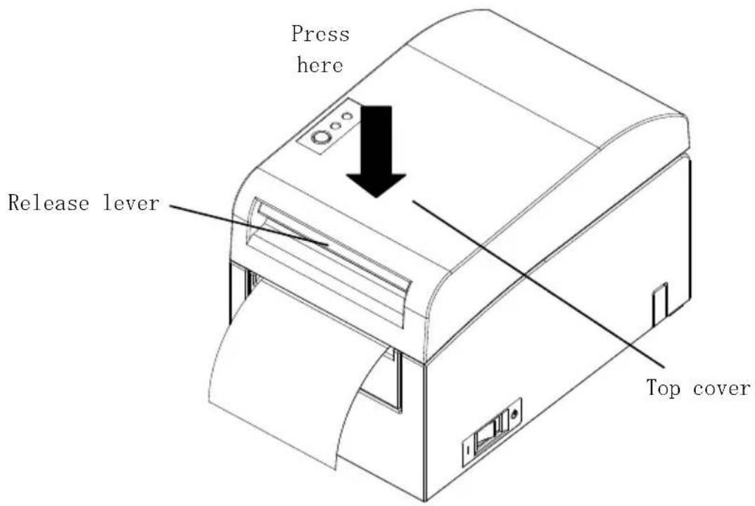 OKI PT390 - How to attach the separator - 7