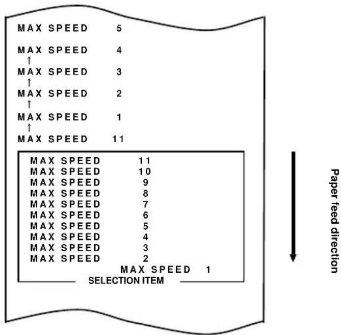 OKI PT390 - Select "5" as your option. - 1