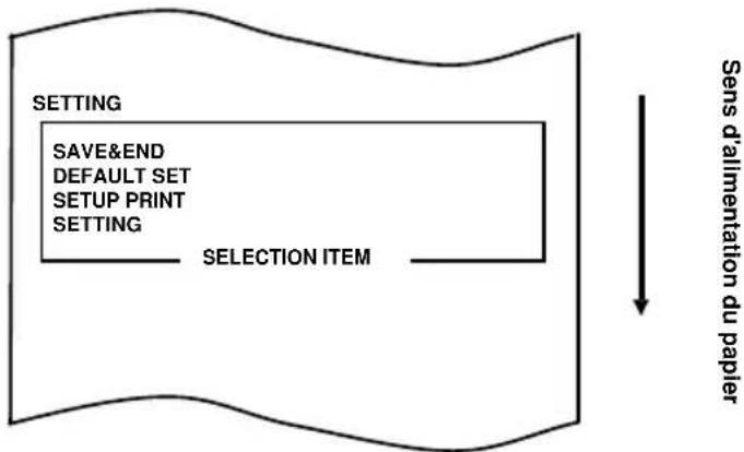 OKI PT390 - Sélectionnez « 5 » comme option. - 4