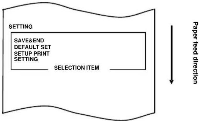 OKI PT390 - Select "5" as your option. - 4