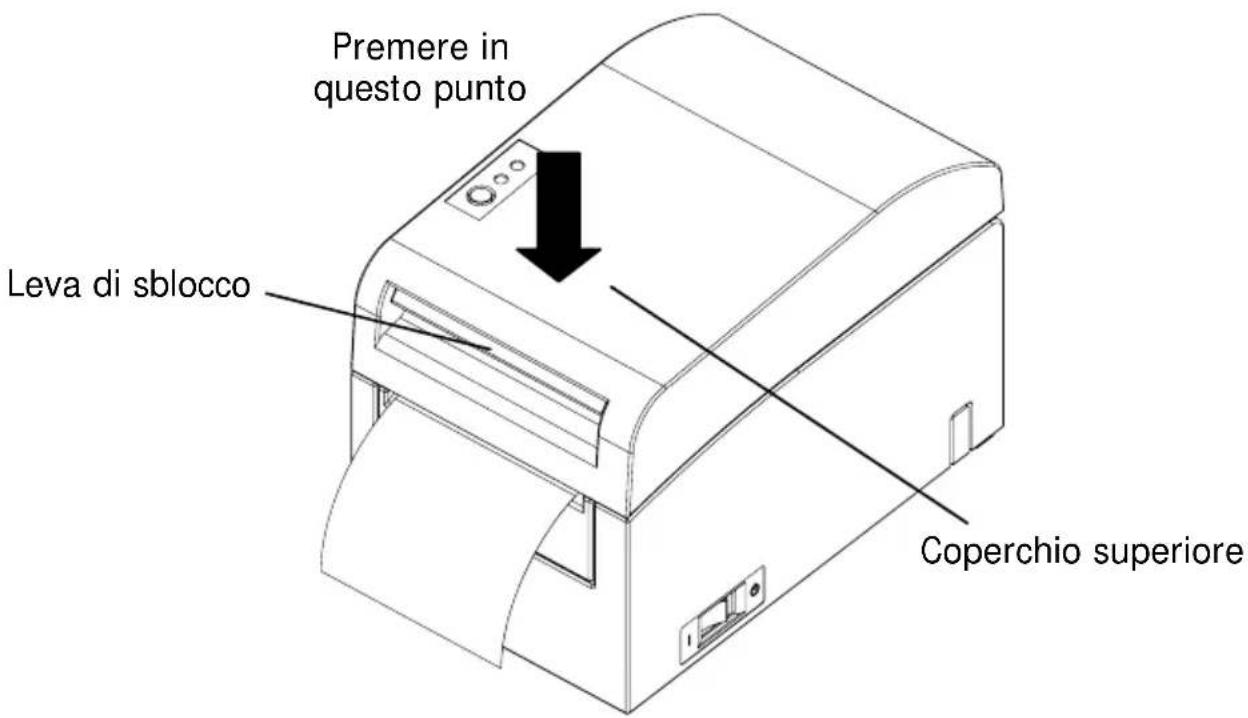 OKI PT390 - Inserimento del separatore - 7