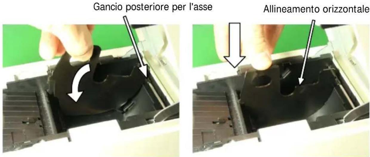 OKI PT390 - Inserimento del separatore - 1