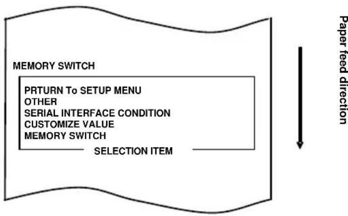 OKI PT390 - Select "5" as your option. - 9