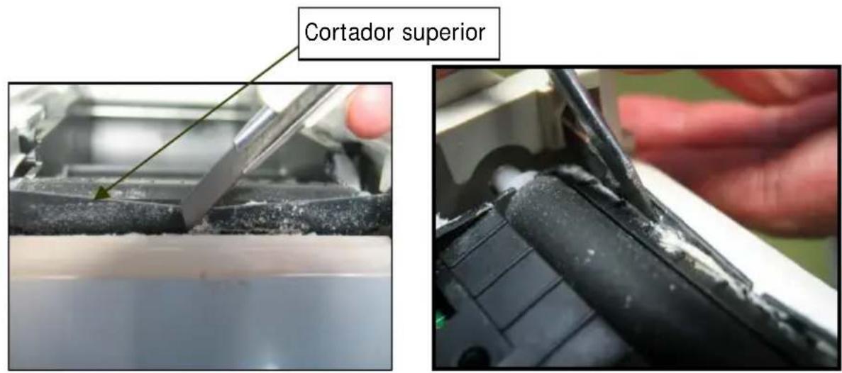 OKI PT390 - O procedimento de limpeza será o seguinte: - 4