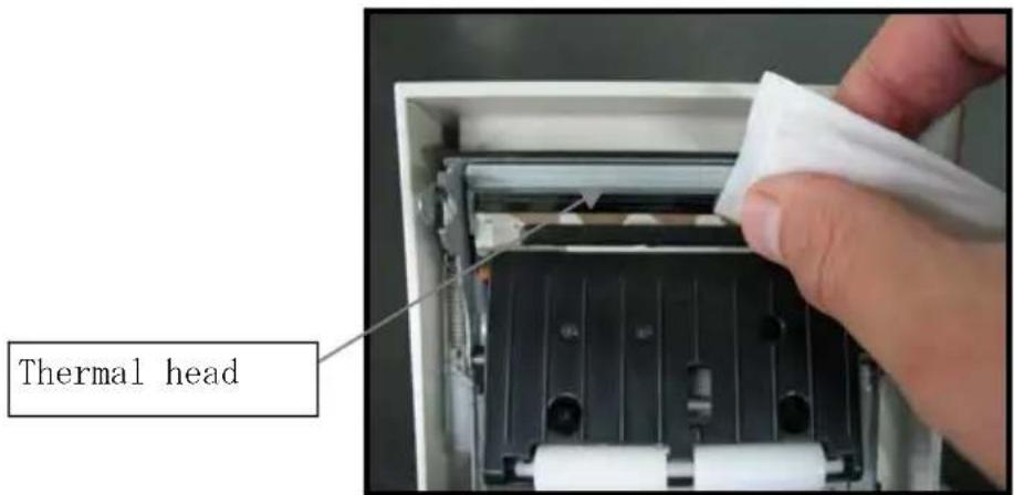 OKI PT390 - 8-3. Cleaning the Thermal Head - 1