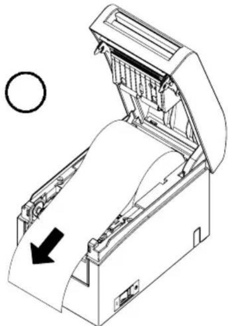 OKI PT390 - Inserimento del separatore - 2
