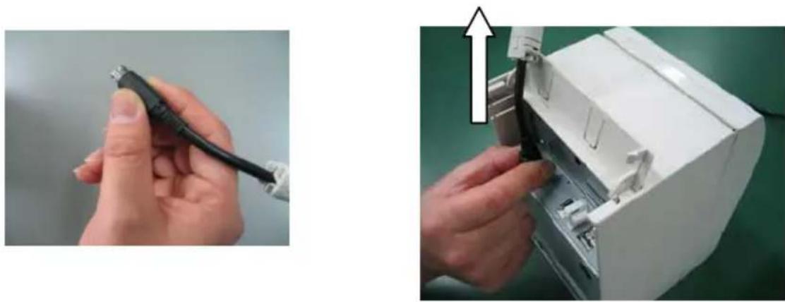 OKI PT390 - 3-4. Disconnecting the AC Adapter - 1
