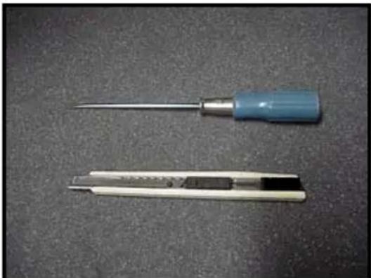OKI PT390 - 8-4. Cleaning the Cutter Blade and Frame - 1