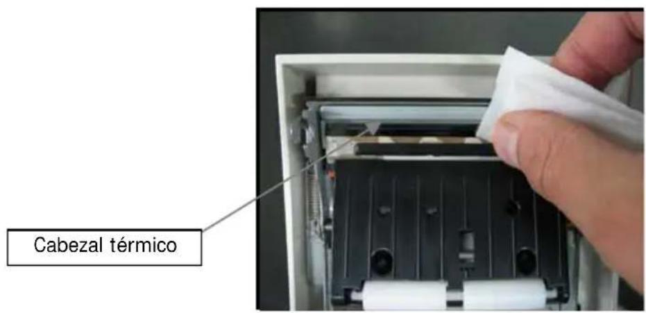 OKI PT390 - 8-3. Limpieza del cabezal térmico - 1