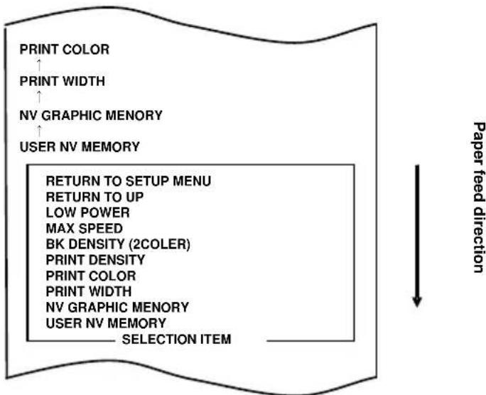 OKI PT390 - Select "5" as your option. - 12