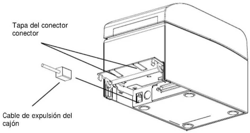 OKI PT390 - 3-2. Conexión del cable de expulsión del cajón - 1