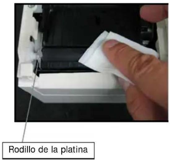 OKI PT390 - 8-2. Limpieza del rodillo de la platina - 4