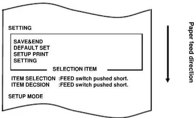 OKI PT390 - Select "5" as your option. - 8
