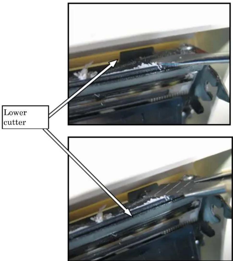 OKI PT390 - 8-4. Cleaning the Cutter Blade and Frame - 8