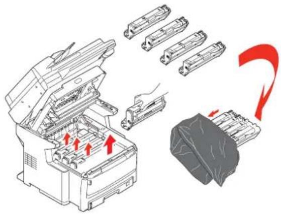 OKI MC861dn - REEMPLACEMENT DE LA COURROI E DE TRANSFERT - 4