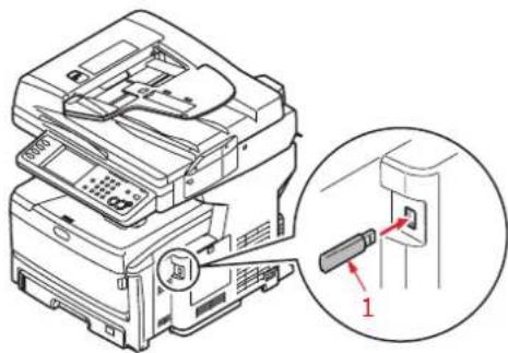 OKI MC861dn - NUMÉRISATION VERS UNE MÉMOIRE USB - 1