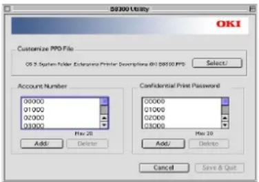 OKI B8300n - MODE D'EMPLOI DE L'UTILITAIRE PPD - 1
