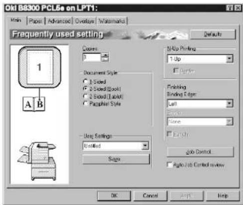 OKI B8300n - Impression recto-verso - 1