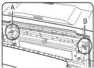 OKI B8300n - LEVIERS DE PRESSION DE L'UNITÉ DE FIXATION - 2