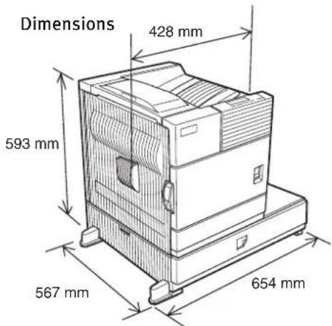OKI B8300n - FICHE TECHNIQUE DE L'IMPRIMANTE - 1