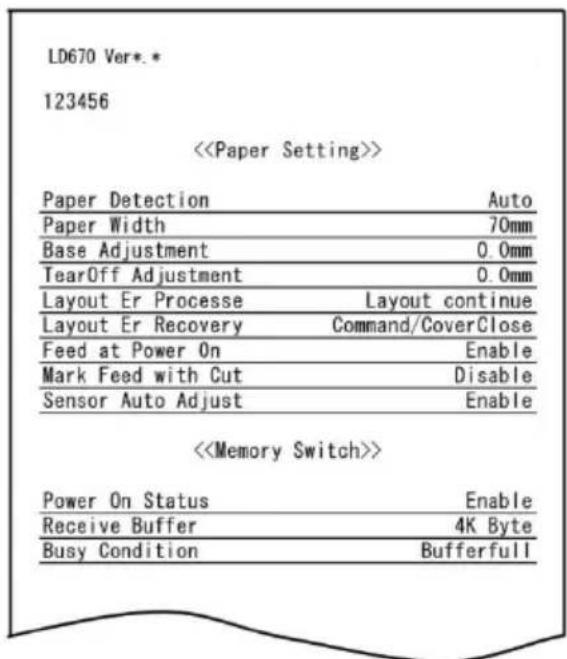 OKI LD670 - Sample test printout - 1